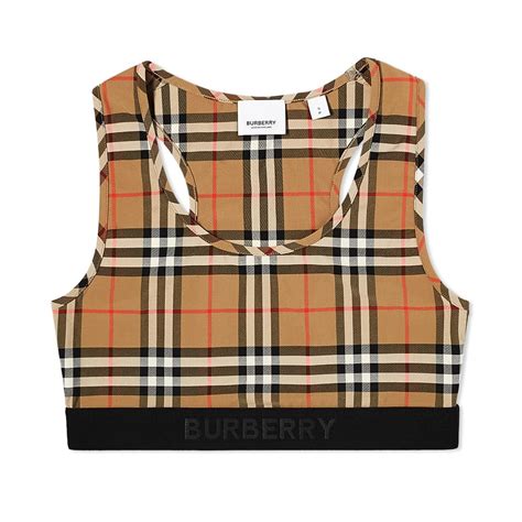 burberry logo crop top|fwrd burberry cropped top.